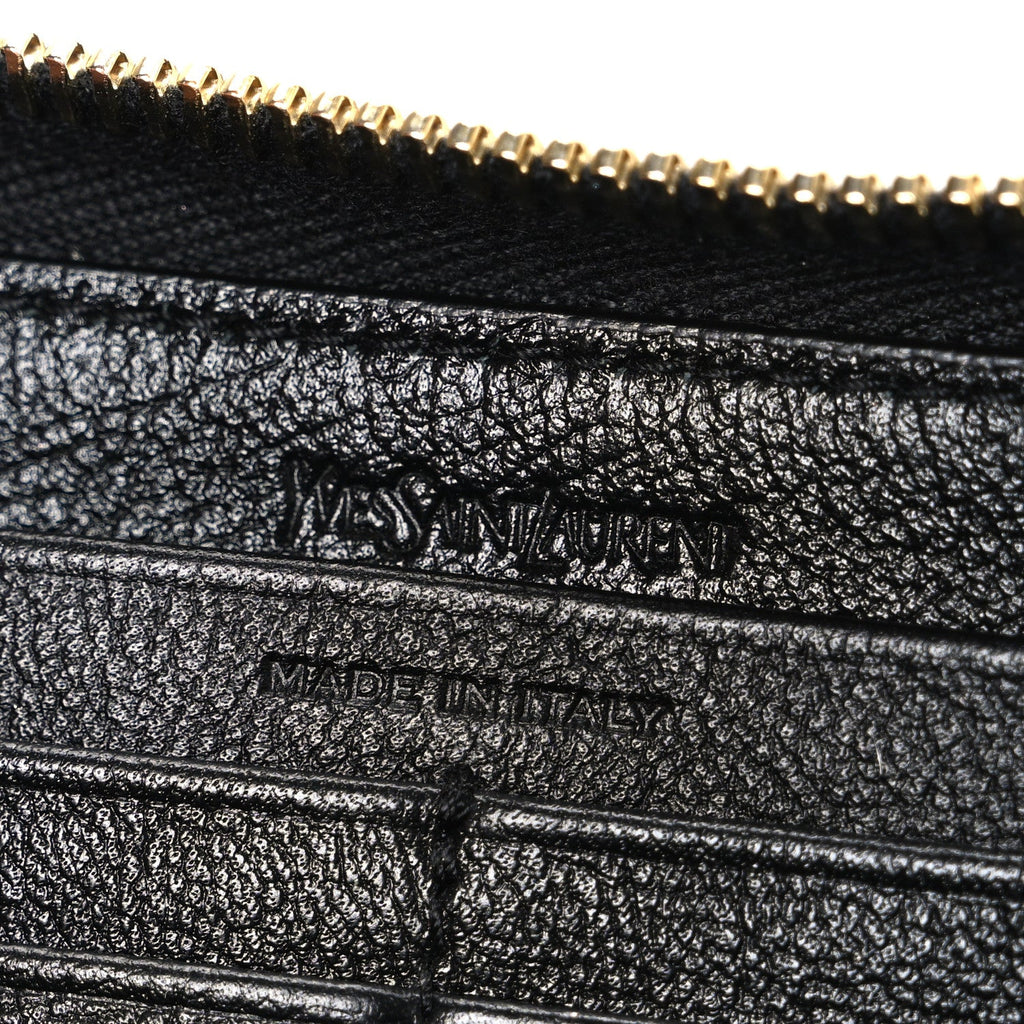 Chevre Belle De Jour Zip Around Wallet Black