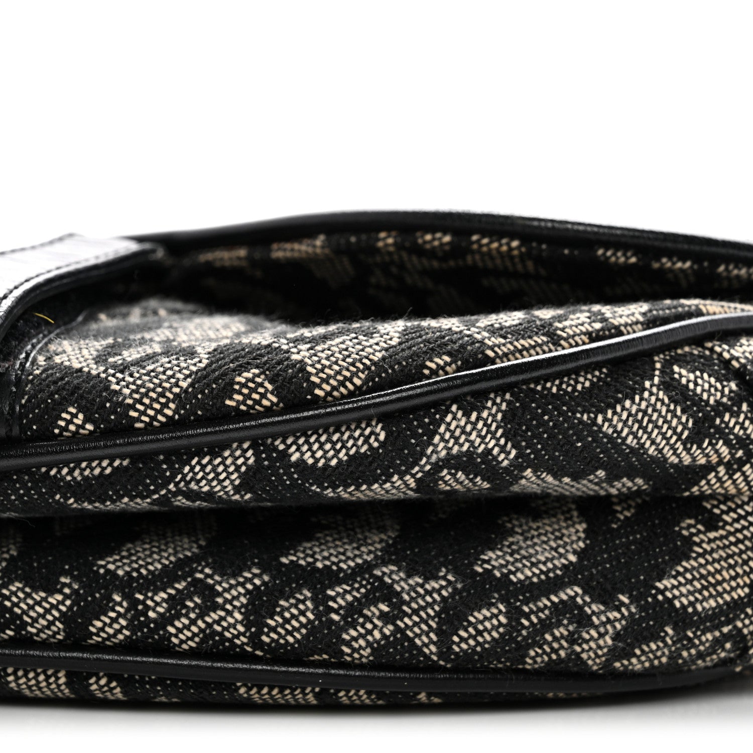 Monogram Saddle Bag Black