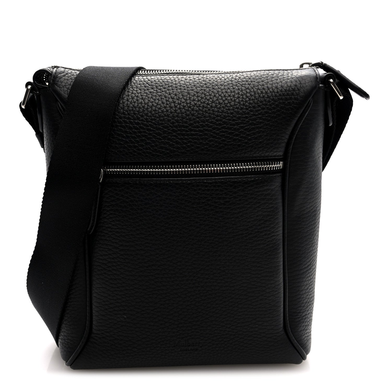 Heavy Grain Small Urban Messenger Black