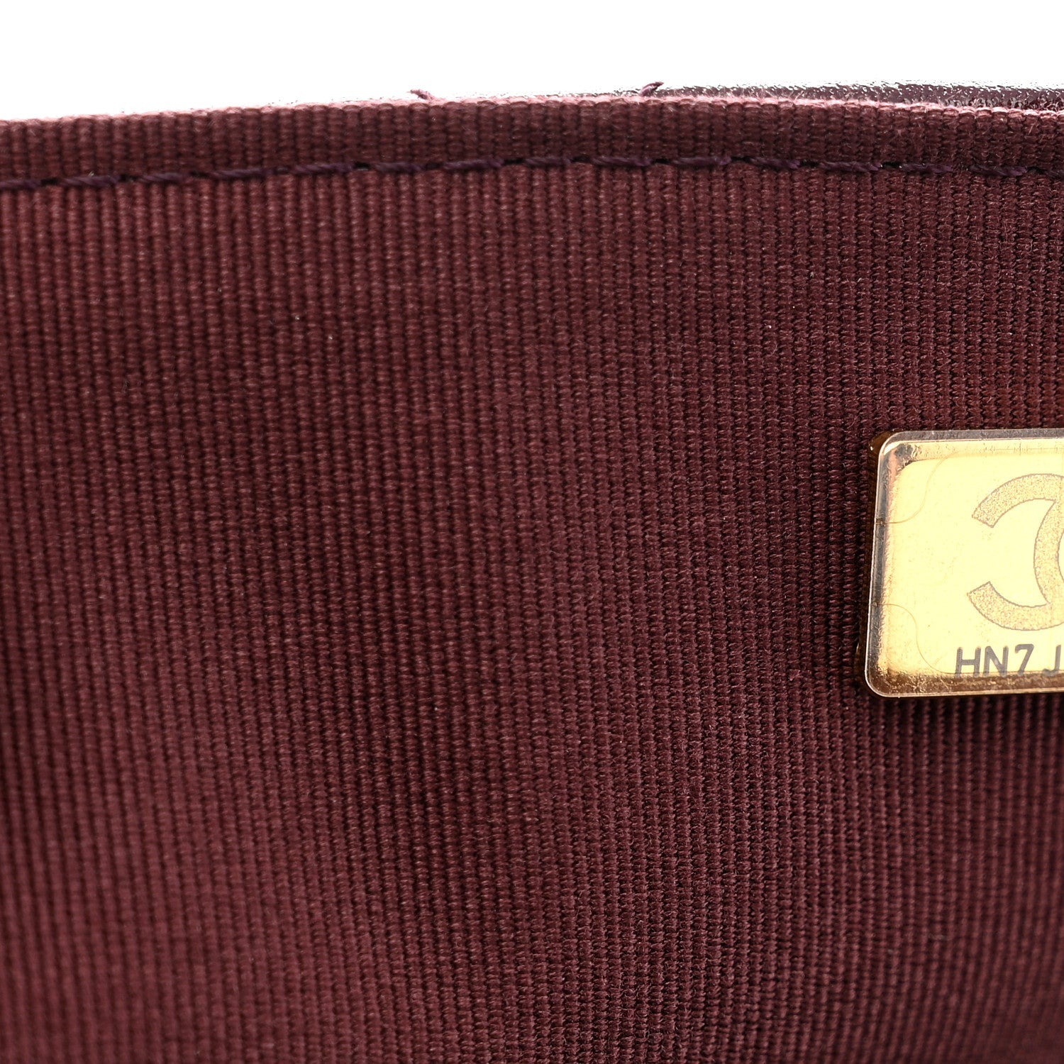 Grained Calfskin Quilted XXL Travel Flap Bag Burgundy