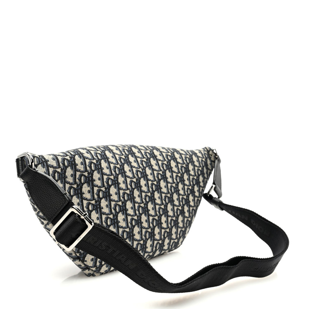 Oblique Dior 8 Belt Bag Beige Black
