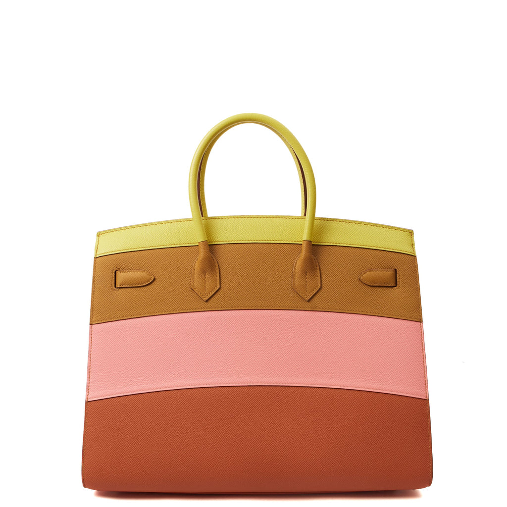 Hermes Tote Birkin 35 in Rose Confetti, Epsom Leather