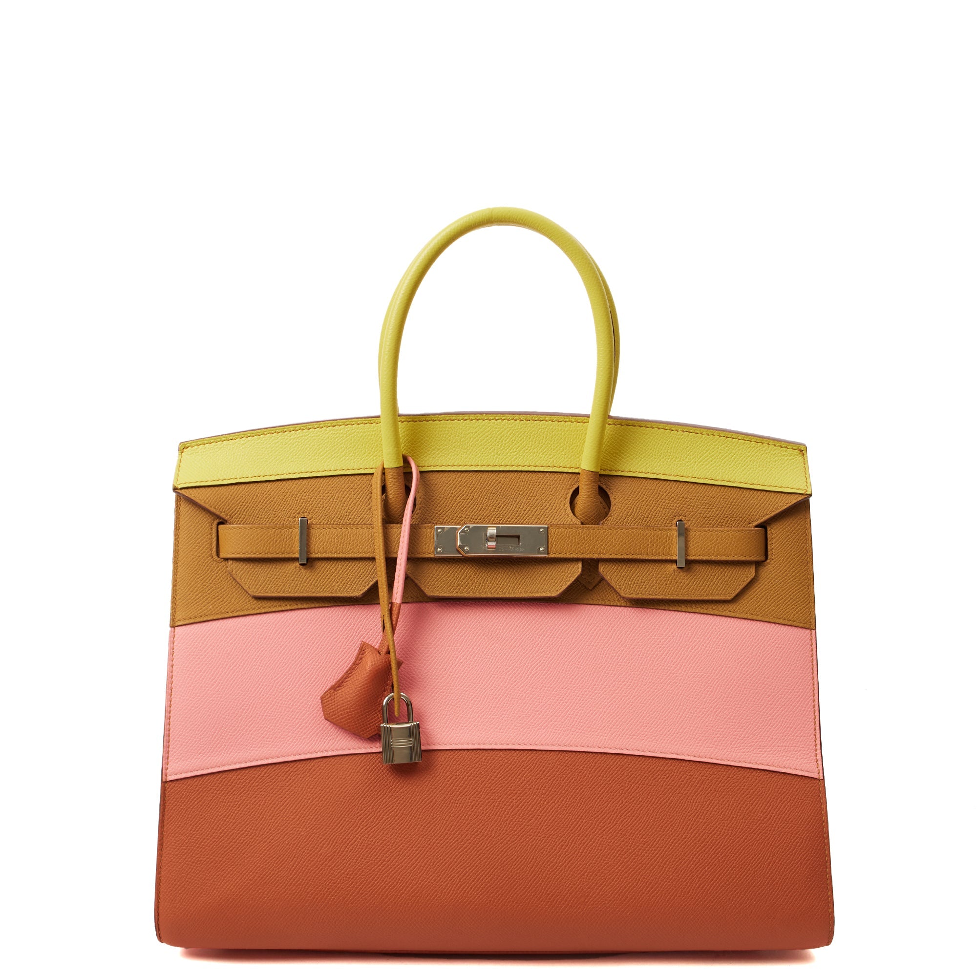 Hermes Tote Birkin 35 in Rose Confetti, Epsom Leather