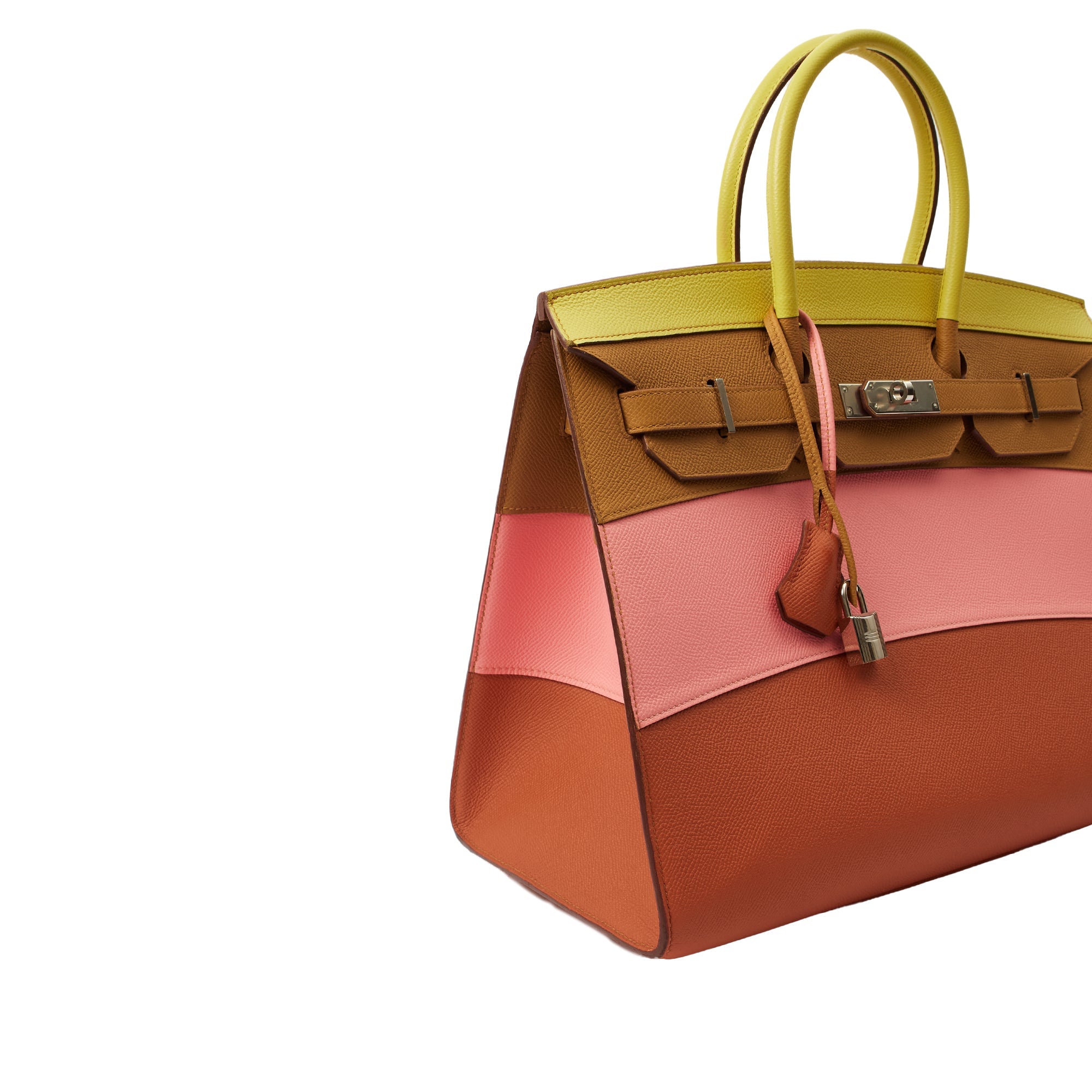 Hermes Tote Birkin 35 in Rose Confetti, Epsom Leather