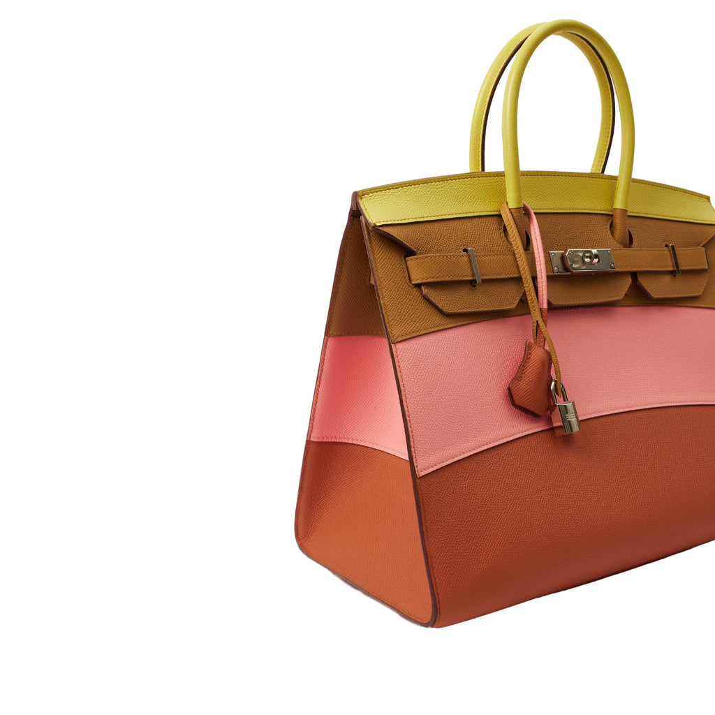 Hermes Tote Birkin 35 in Rose Confetti, Epsom Leather