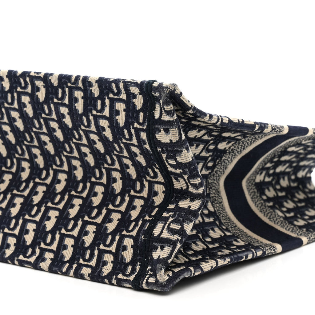 Oblique Large Book Tote Blue Multicolor