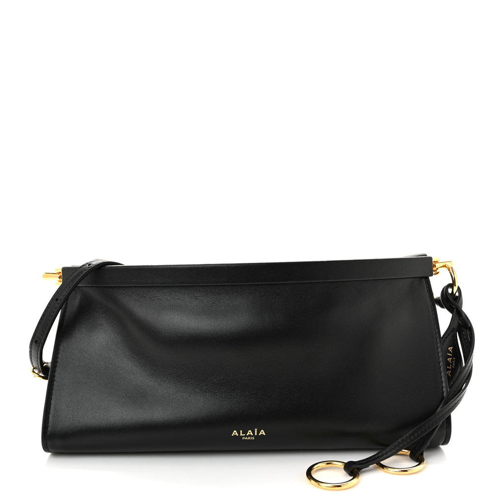 Calfskin Small Le  East West Bag Black