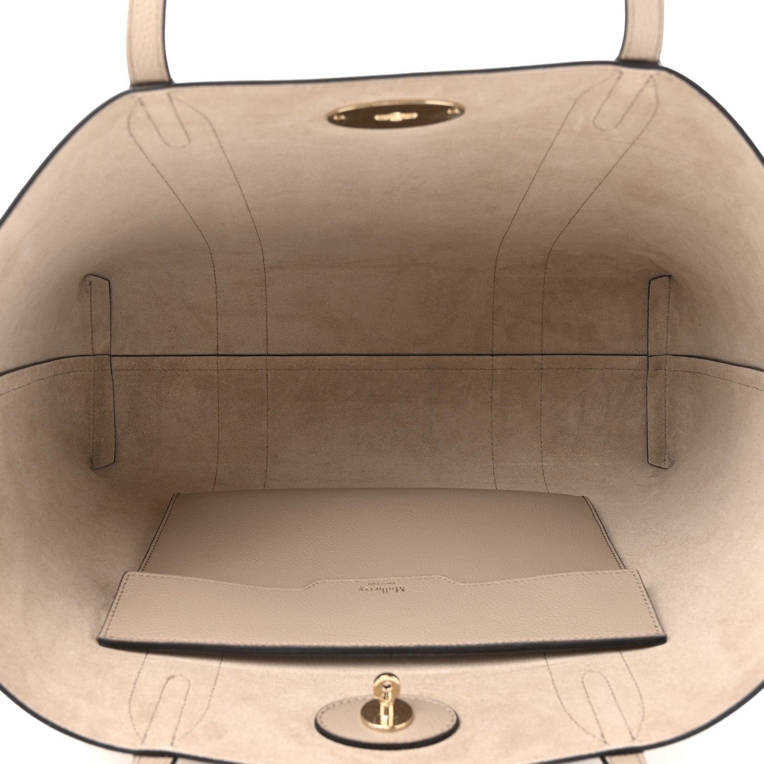 Small Classic Grain Bayswater Tote Cashmere Taupe