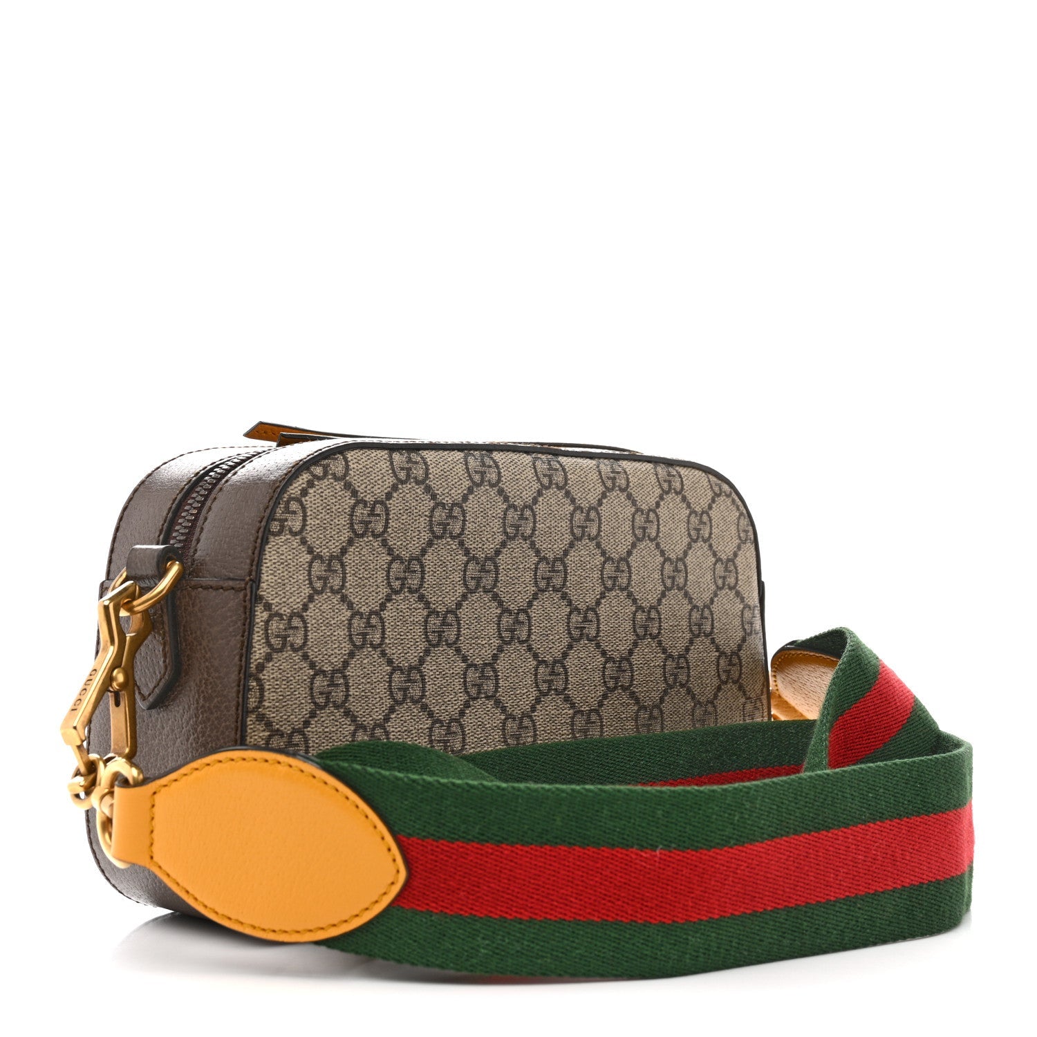 GG Supreme Monogram Web Neo Vintage Shoulder Bag Beige New Acero Crop