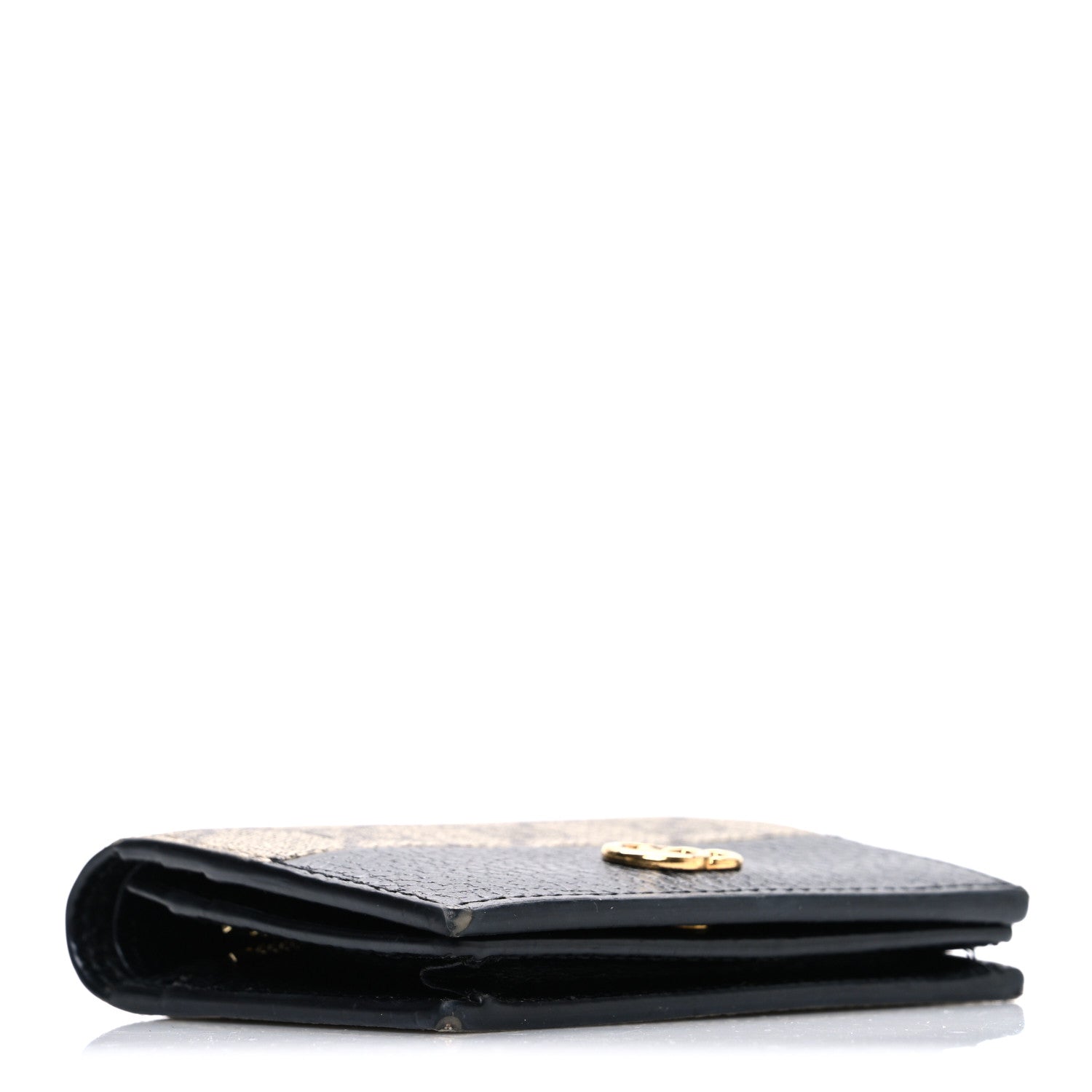 Dollar Calfskin GG Supreme Monogram GG Marmont  Case Black Beige Ebony
