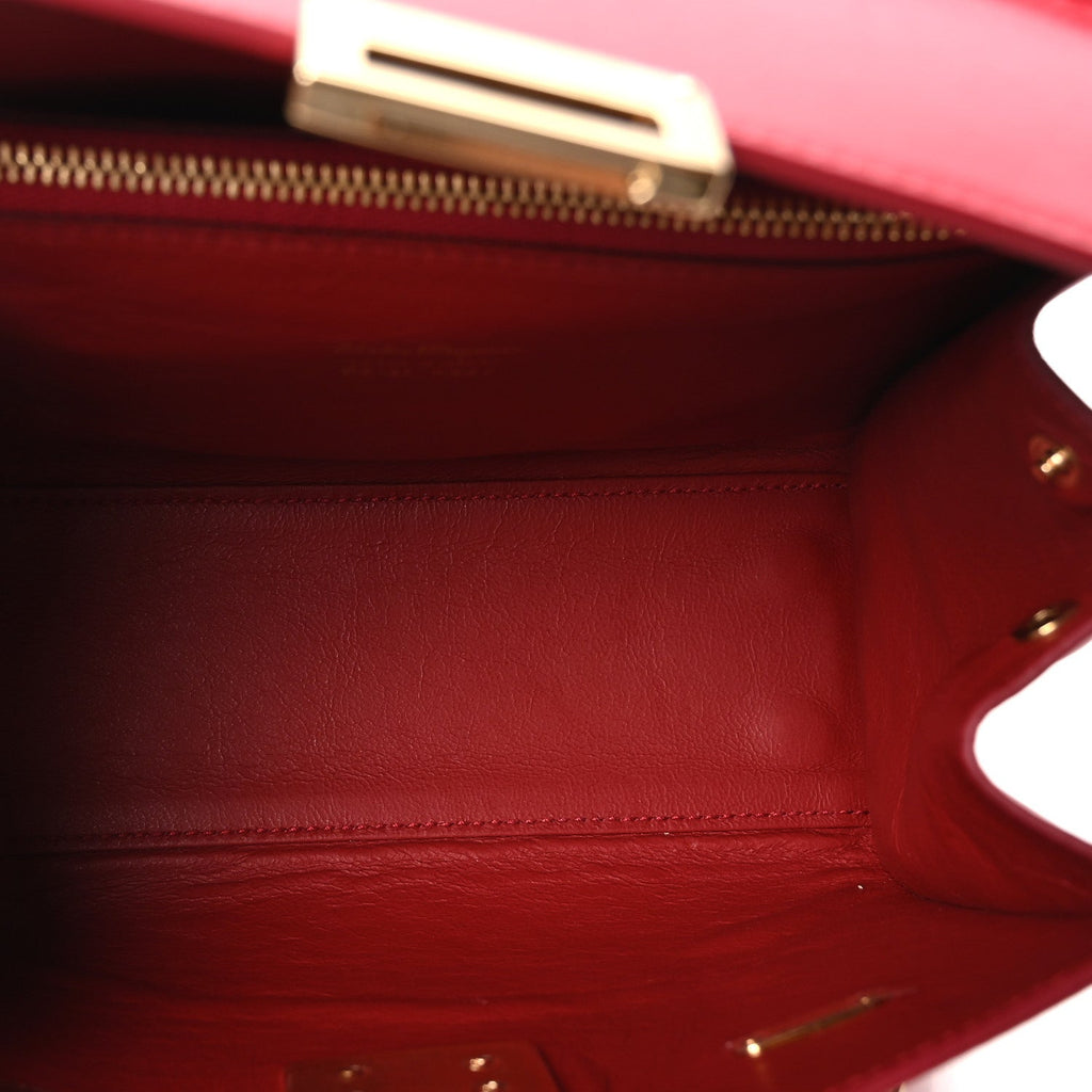 Calfskin Mini Mara Bag Pamplona Rosso