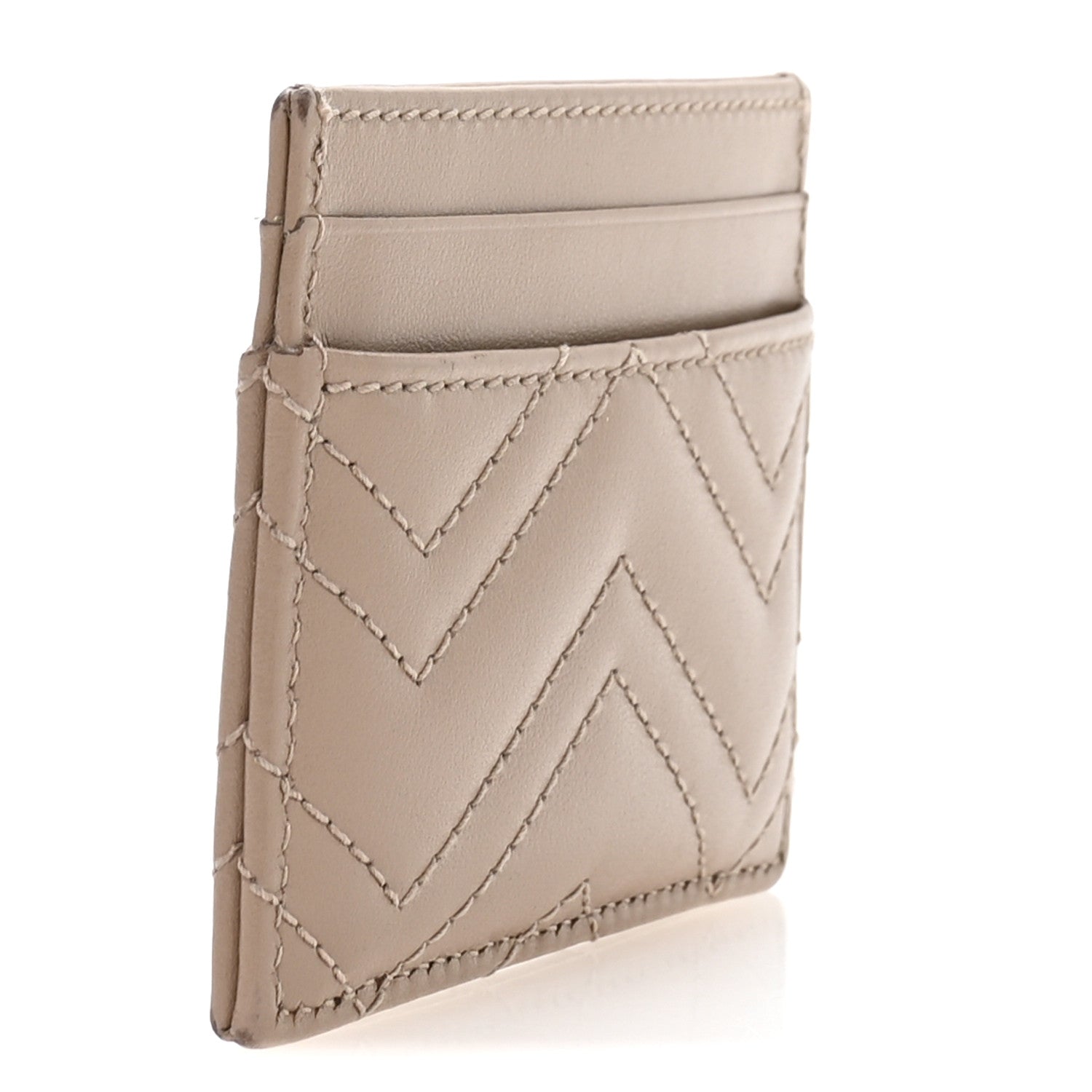 Calfskin Matelasse GG Marmont  Holder Porcelain Rose