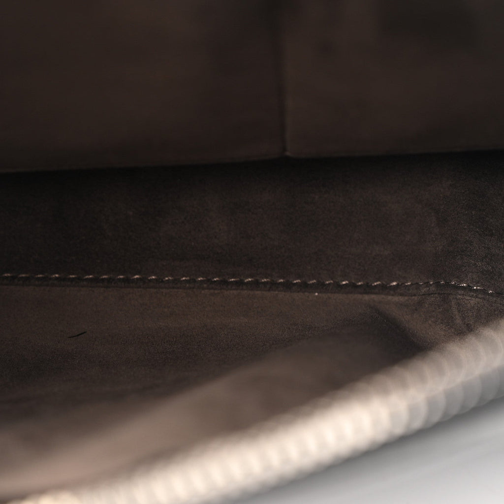 Vitello Baltico Dolce Elaphe DotCom Satchel Dark Grey