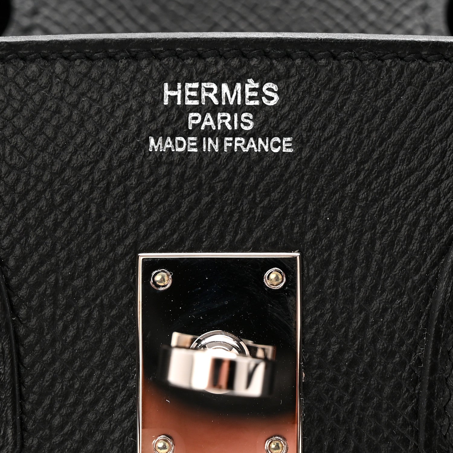 Epsom Birkin Sellier 25 Black
