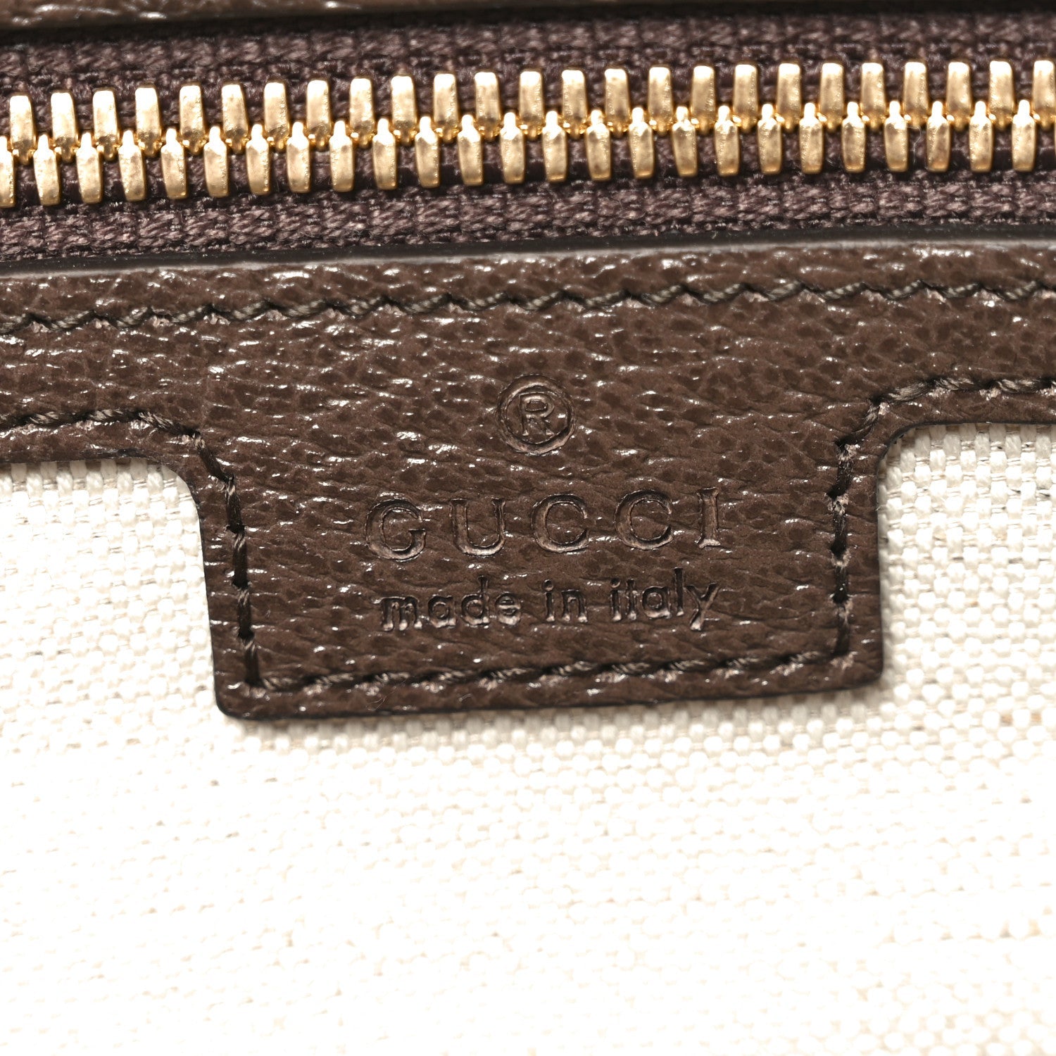 Monogram Jumbo GG Textured Dollar Calfskin Web Medium Duffle Bag Camel Ebony