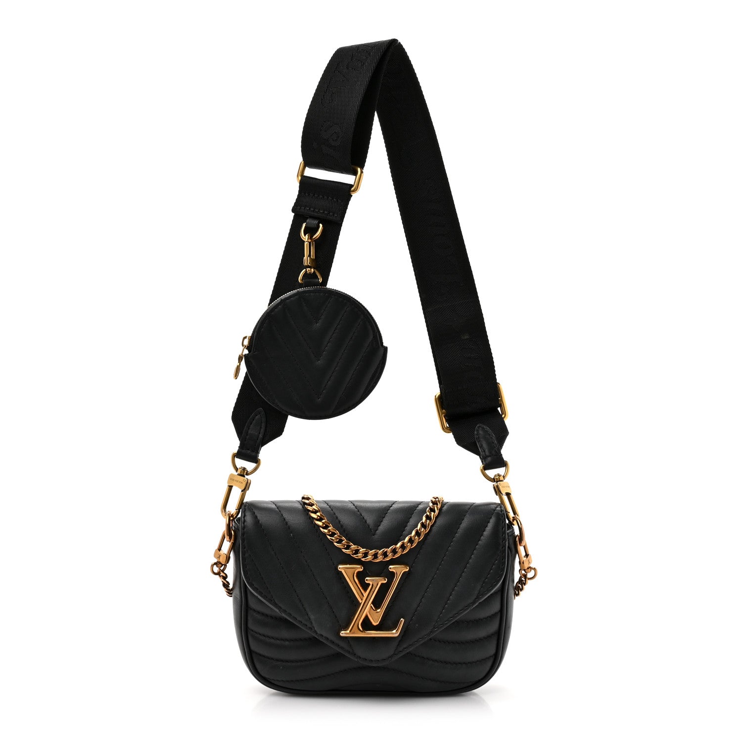 Calfskin New Wave Multi Pochette Black