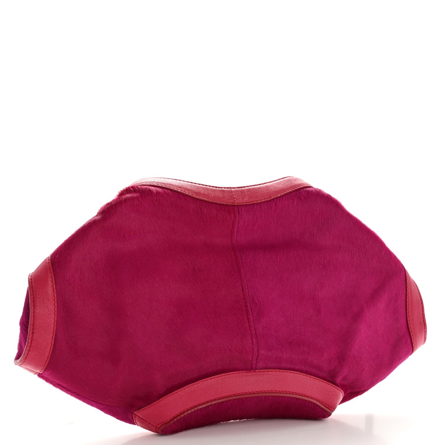 Calfskin Pony Hair De Manta Clutch Pink