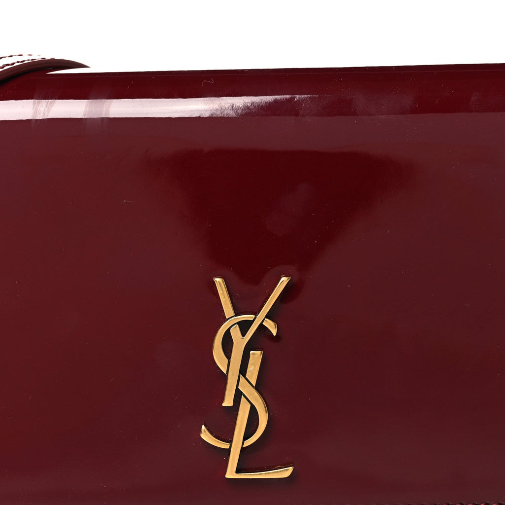 Patent Monogram Phone Holder Crossbody Chataigne