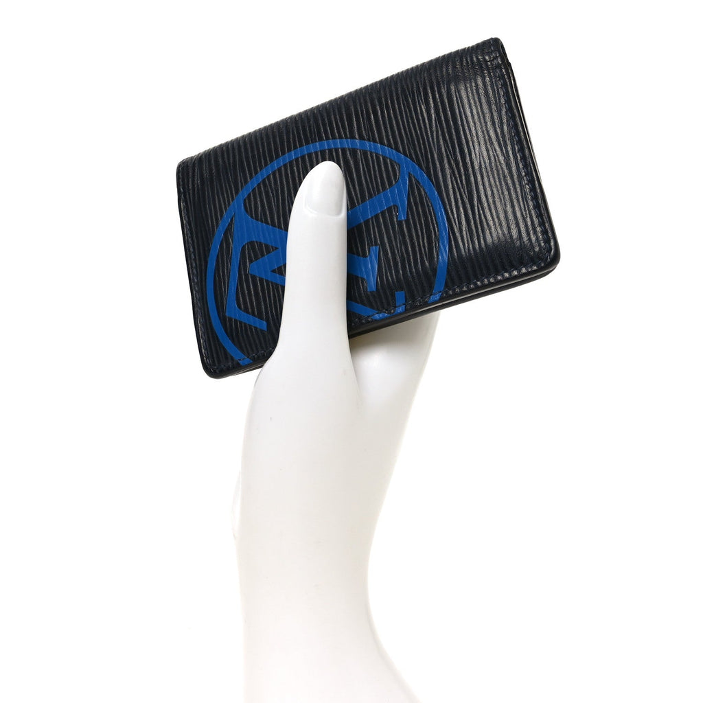 Epi Initials Pocket Organizer Blue Marine