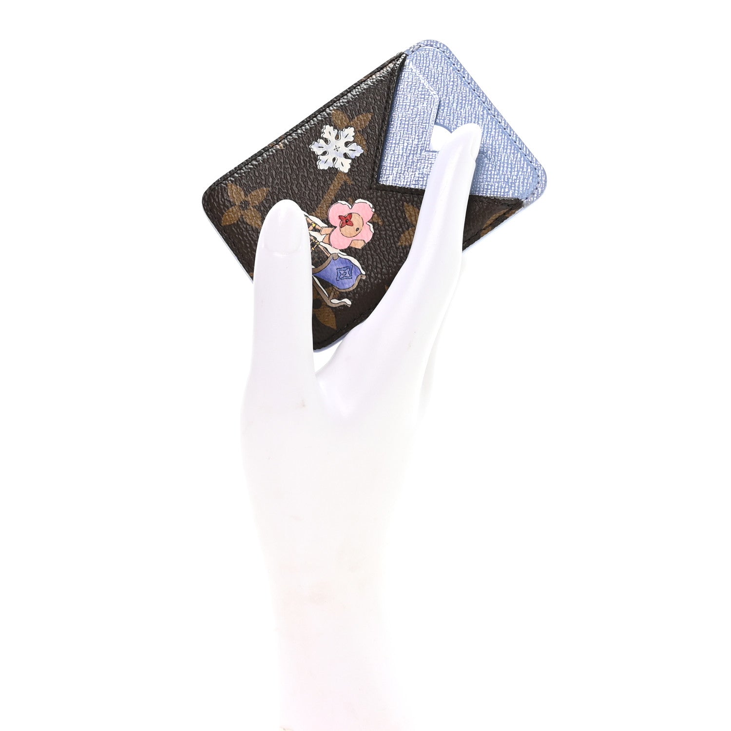 Monogram Magnet Vivienne  Holder Blue Frost