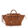 Supple Shiny Lambskin Little New Luggage Soft Tan