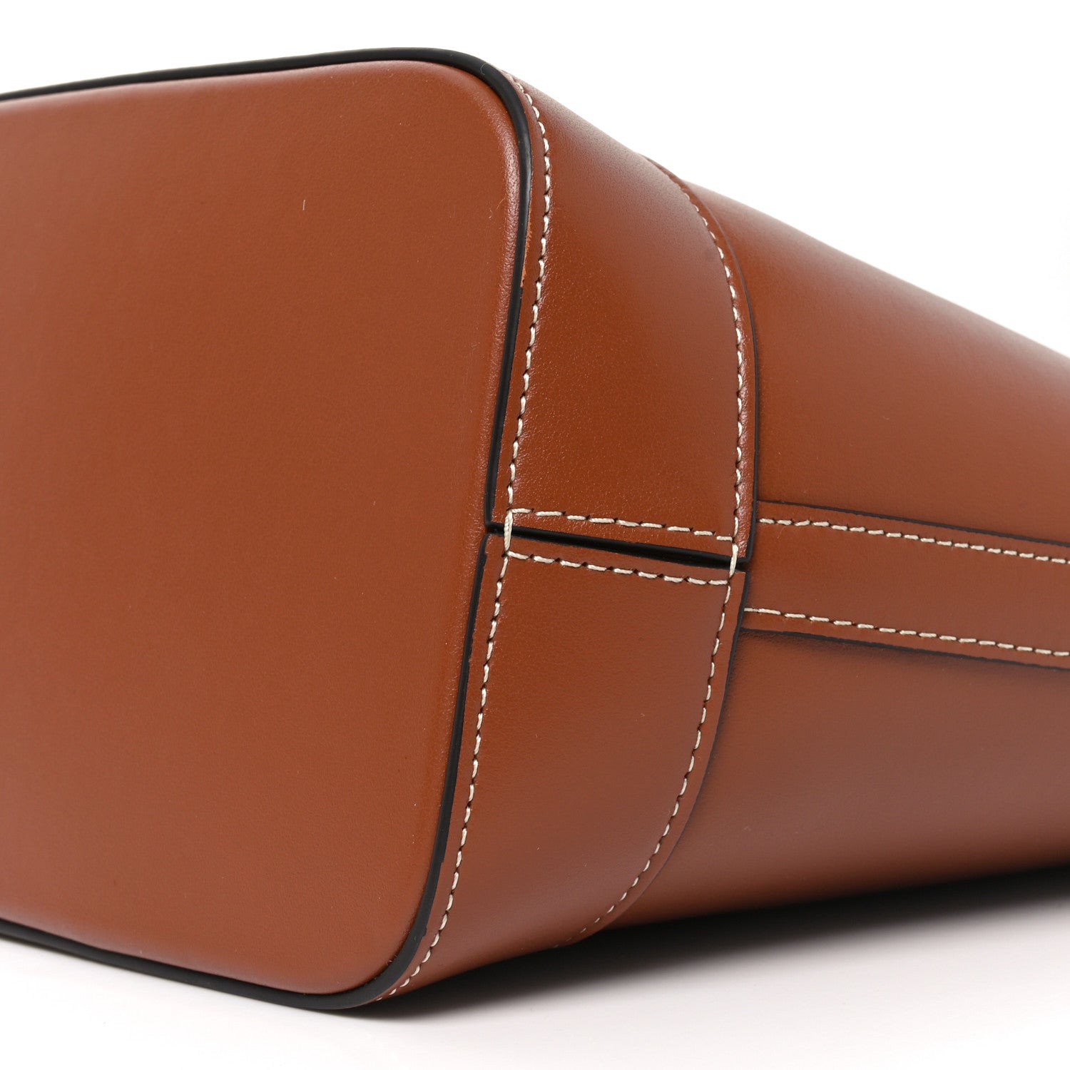 Smooth Calfskin Small Cuir Triomphe Bucket Bag Tan