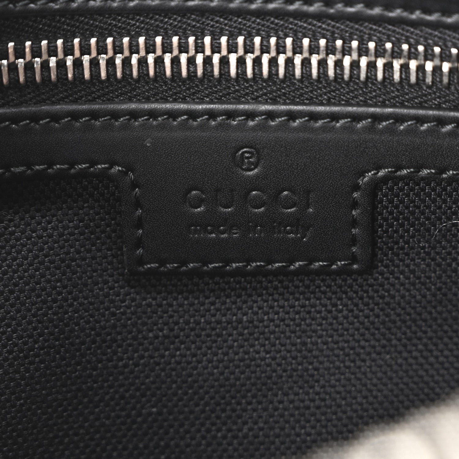 Soft GG Supreme Monogram Web Belt Bag Black Grey