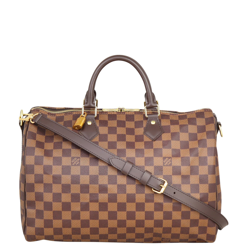 Louis Vuitton Speedy 35 Bandouliere Damier Ebene