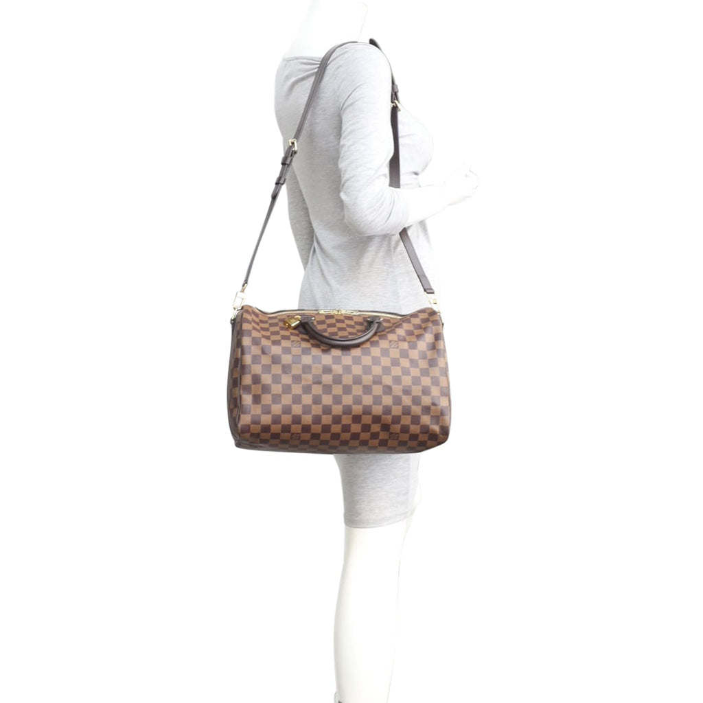 Louis Vuitton Speedy 35 Bandouliere Damier Ebene