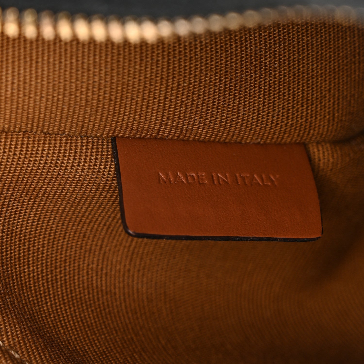 Triomphe Canvas Calfskin Ava Shoulder Bag Tan