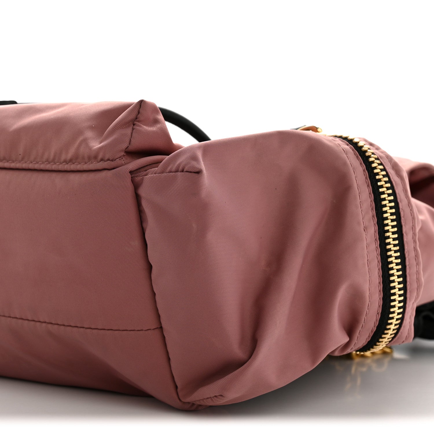 Nylon Medium Rucksack Backpack Mauve Pink