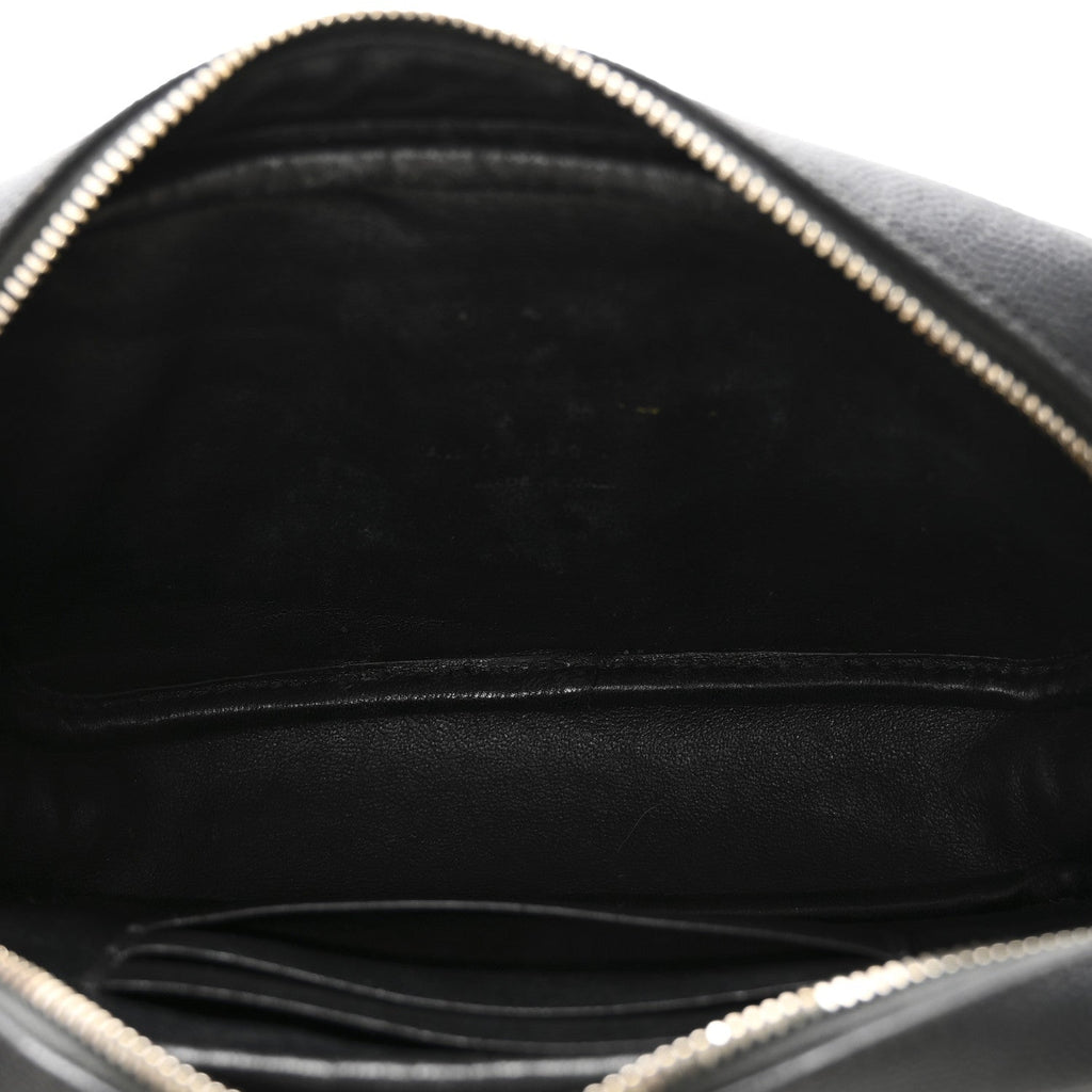 Grain De Poudre Matelasse Monogram Mini Lou Camera Bag Dark Smog