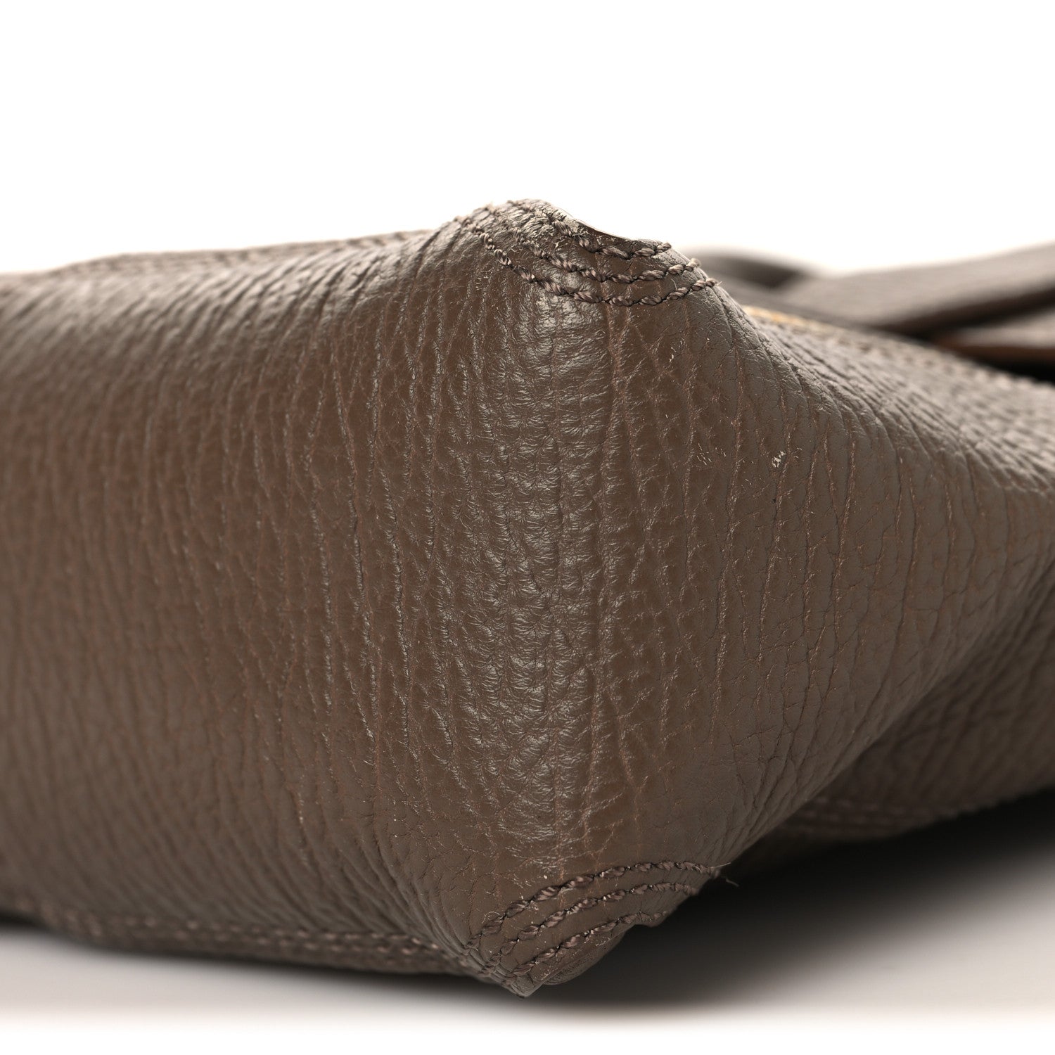 Textured Calfskin Mini Pashli Satchel Taupe