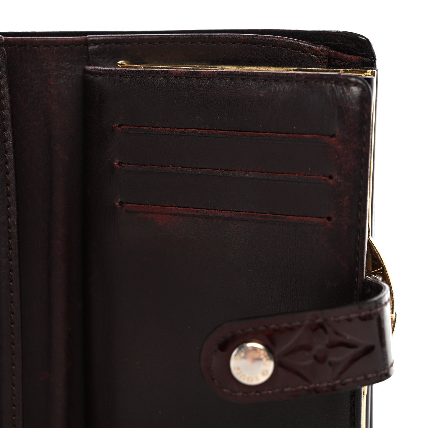 Vernis French Purse Wallet Amarante