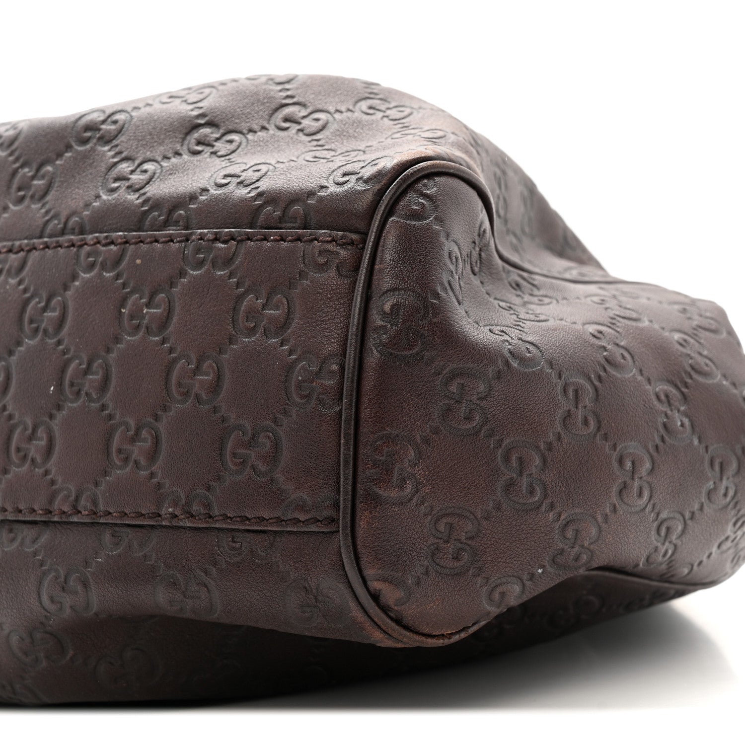 Guccissima Medium Sukey Tote Chocolate