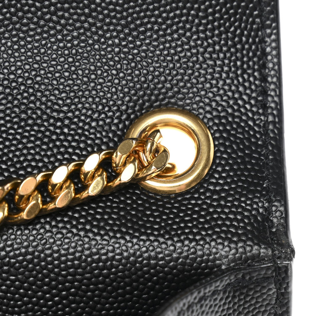 Grain De Poudre Small Classic Monogram Kate Satchel Black