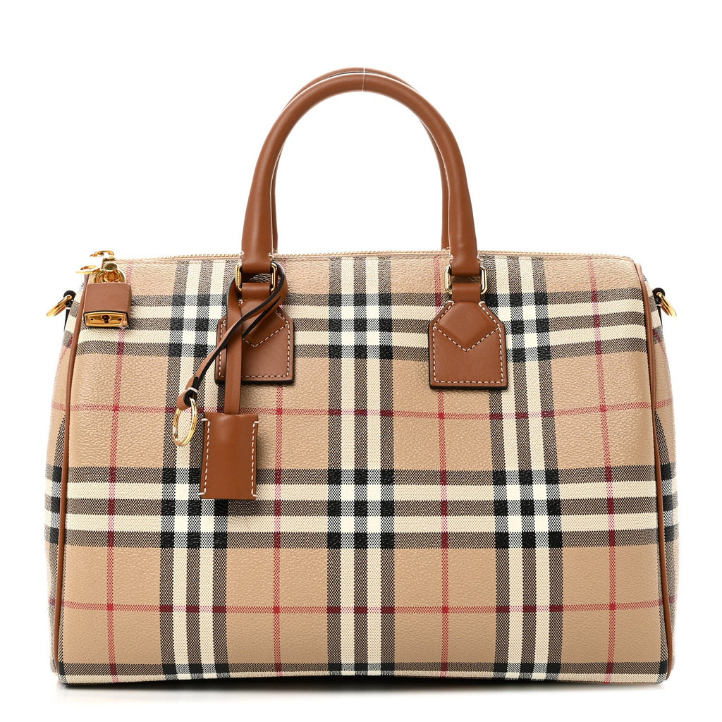 Horseferry Check Medium Bowling Bag Tan