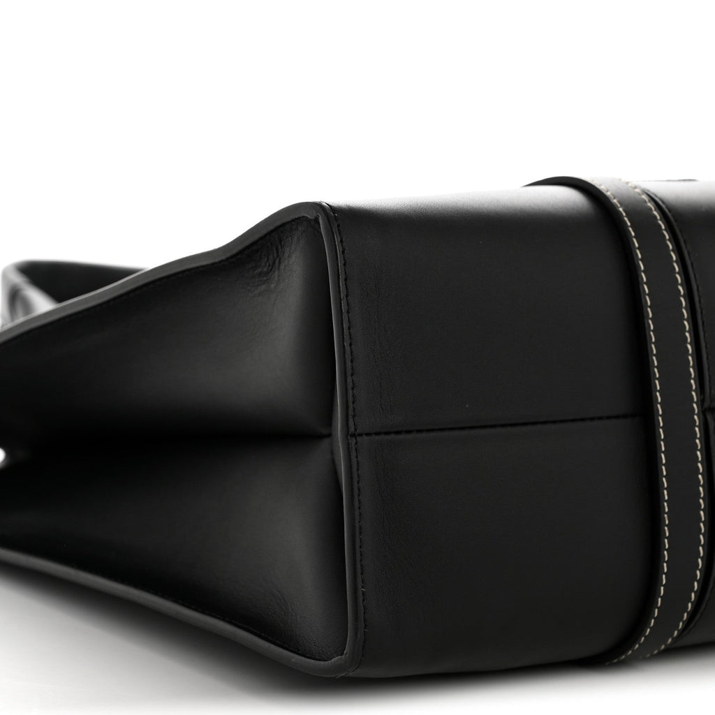 Calfskin Large Woody Tote Black