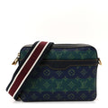Monogram Heritage Stripes Trio Messenger Blue