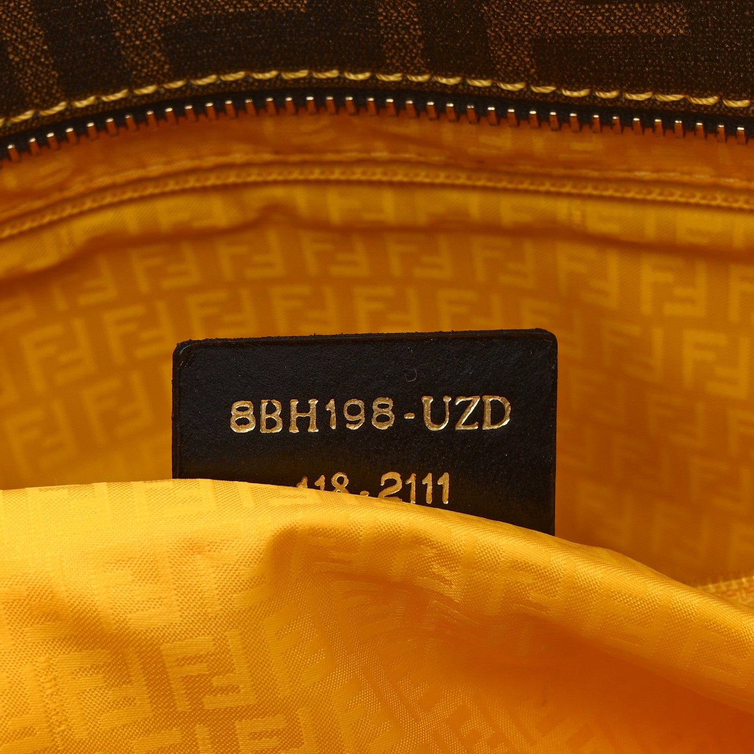 Zucca Spalmati Small Roll Tote Tobacco Yellow