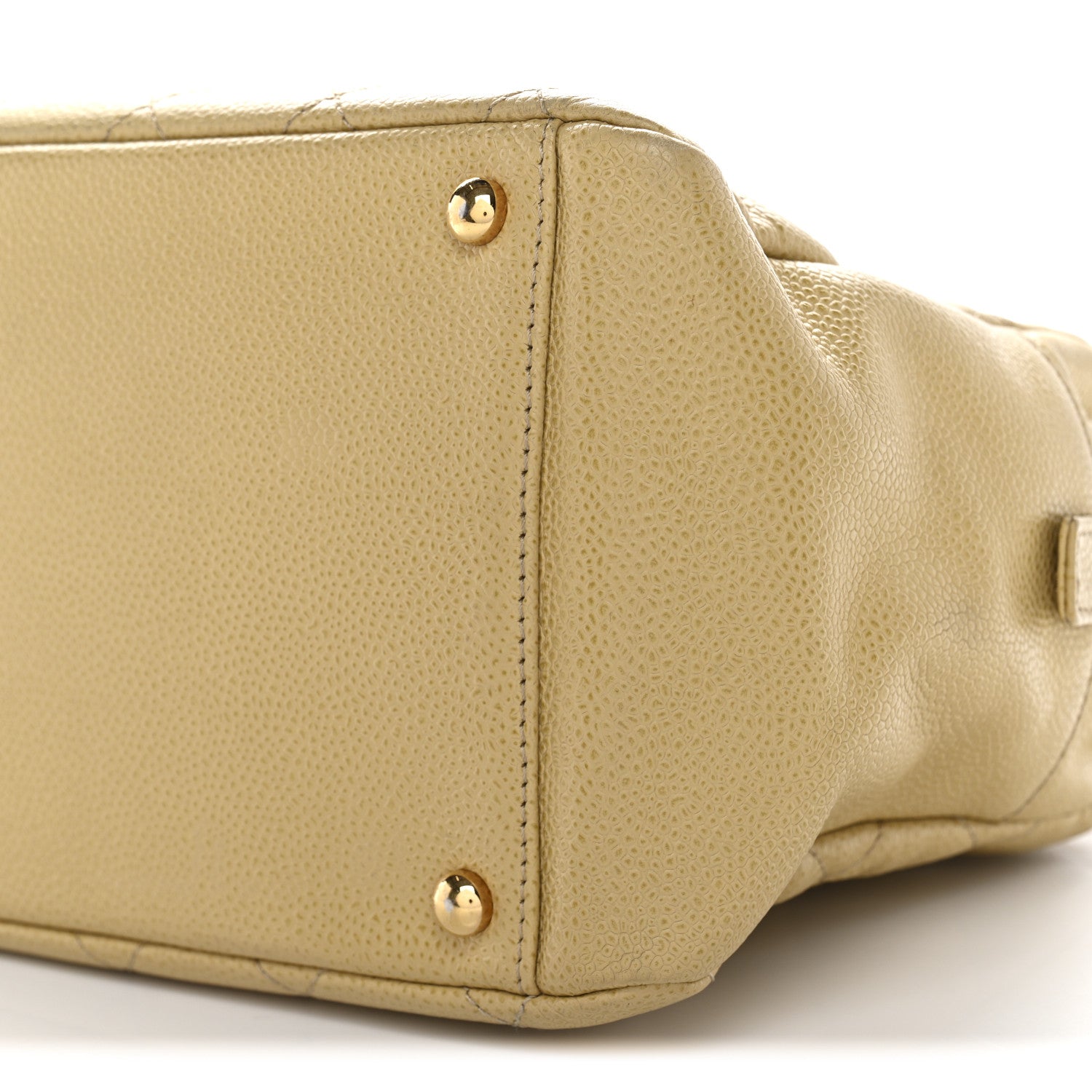 Caviar Quilted Petit Timeless Tote PTT Beige