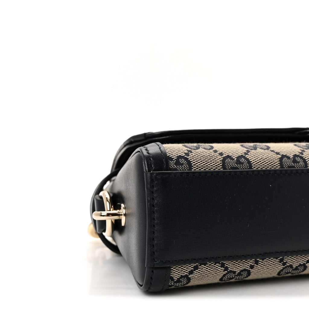 GG Monogram Small Luce Shoulder Bag Beige Blue