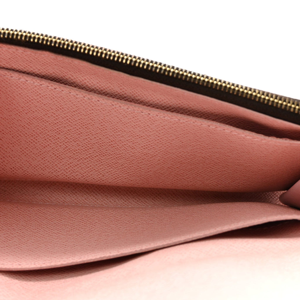 Damier Ebene Caissa Wallet Rose Ballerine