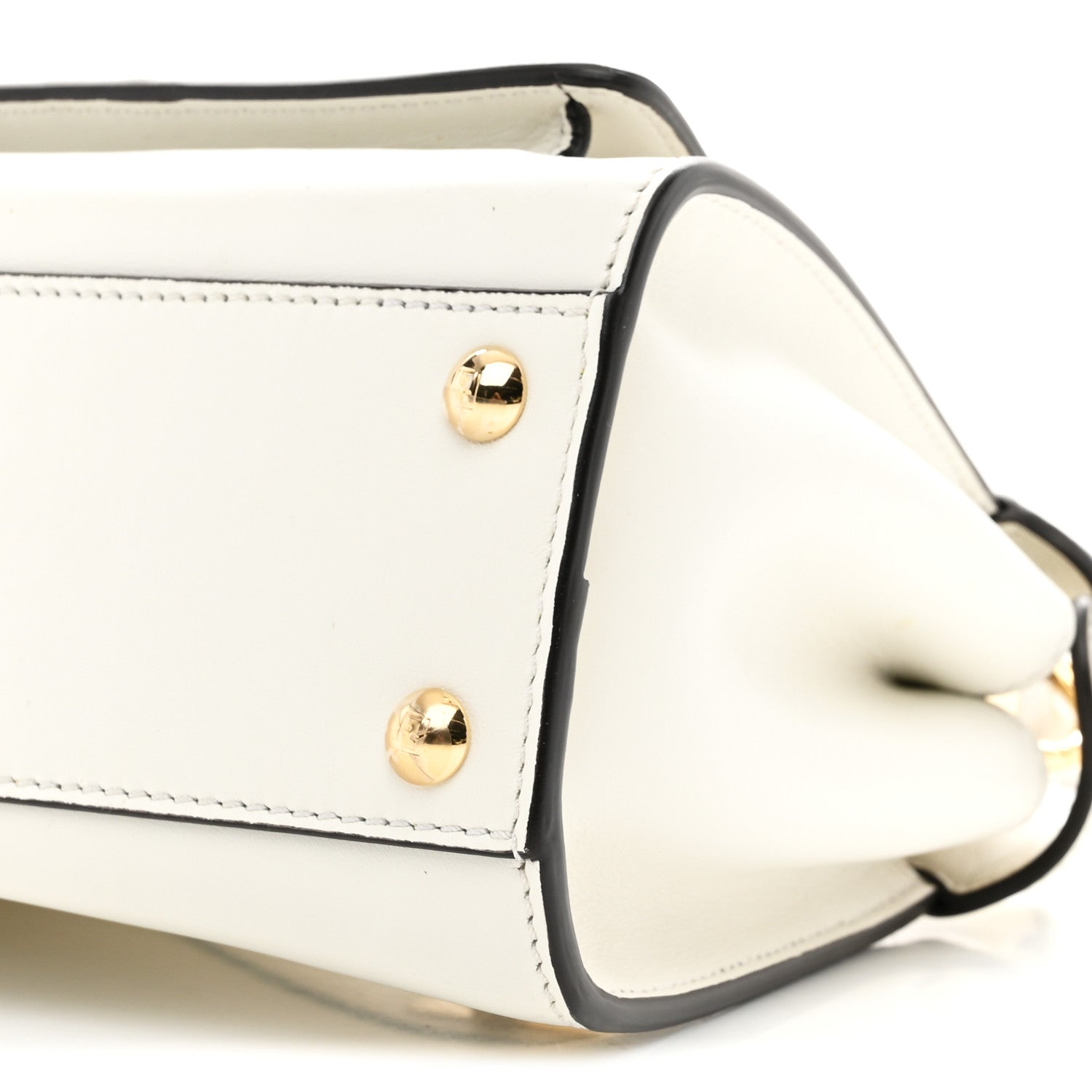 Nappa Pocket Mini Peekaboo Iconic Satchel White