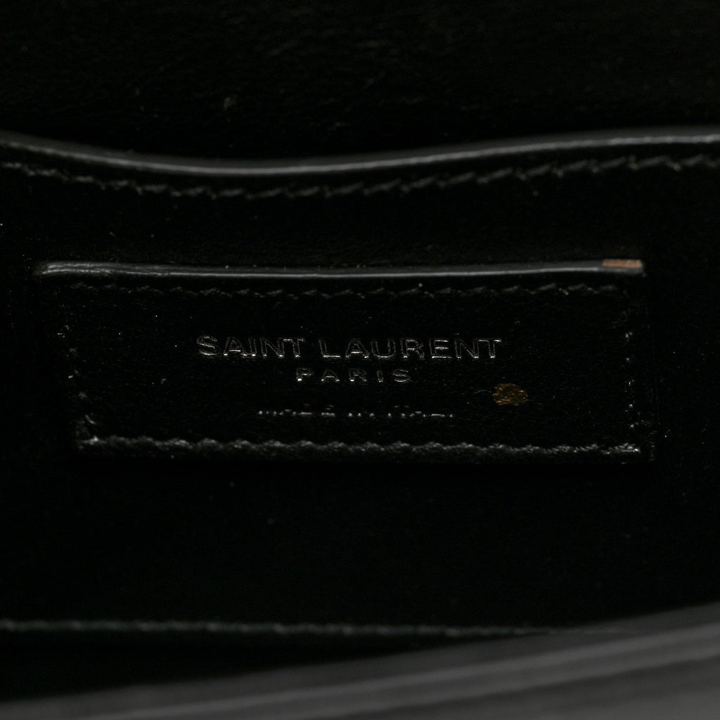 Box Calfskin Monogram Medium Solferino Satchel Black