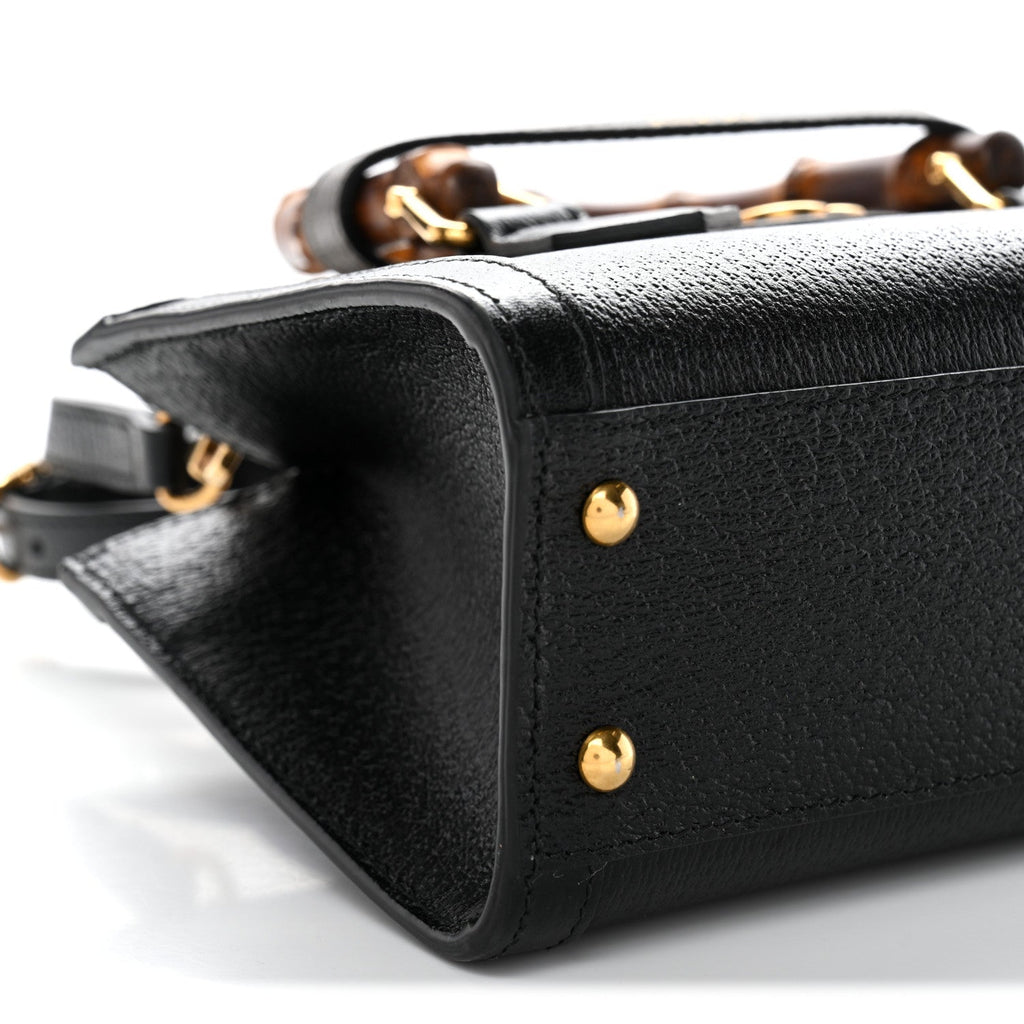Textured Dollar Calfskin Web Small Diana Shoulder Bag Black Dusty Grey