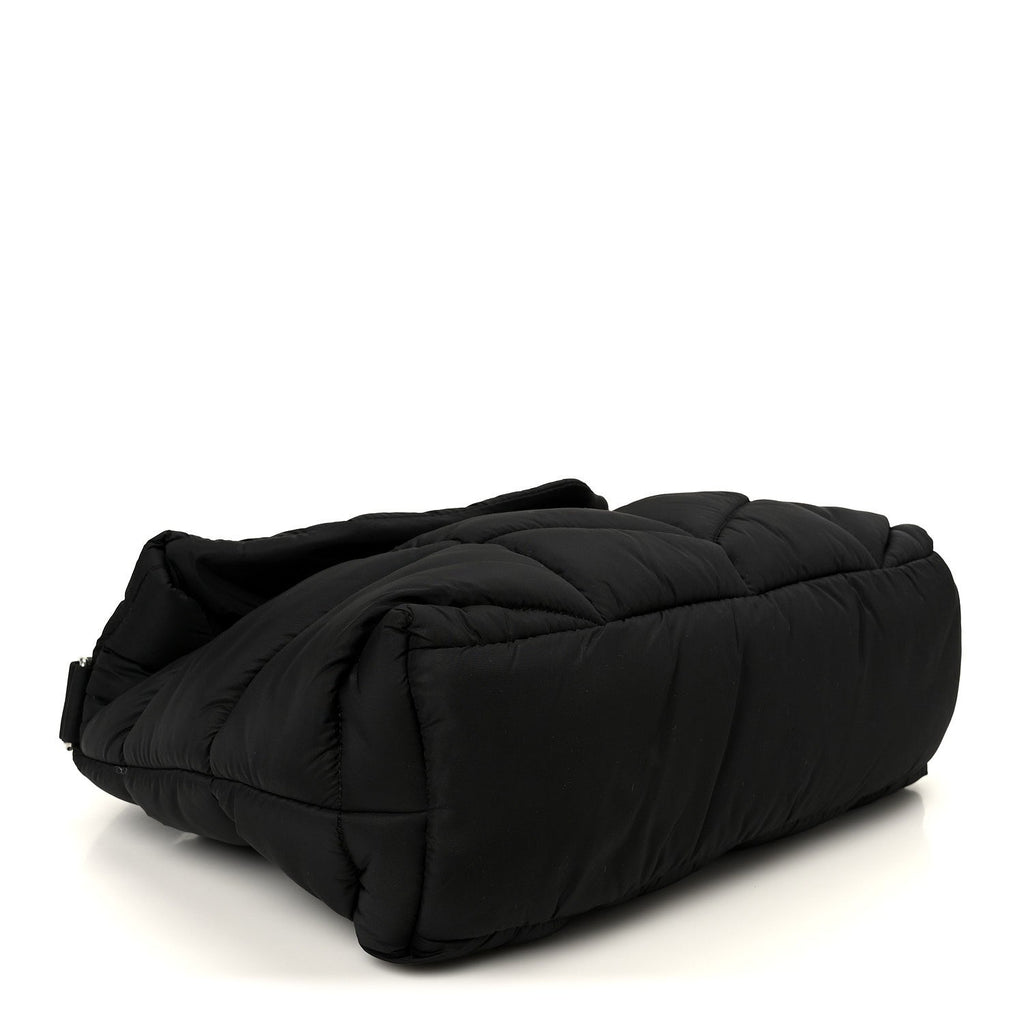 Econyl Nylon Lou Puffer Messenger Black
