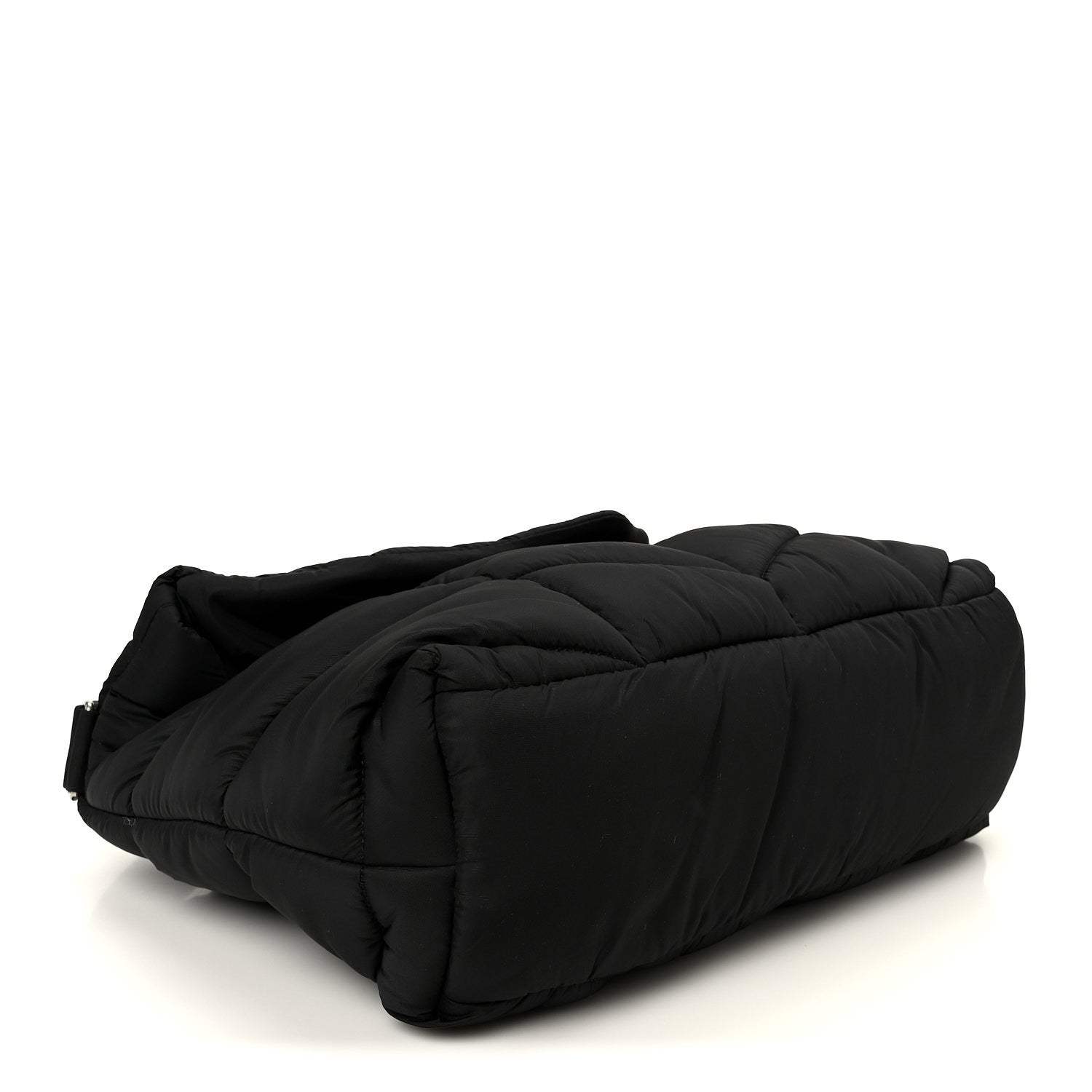 Econyl Nylon Lou Puffer Messenger Black