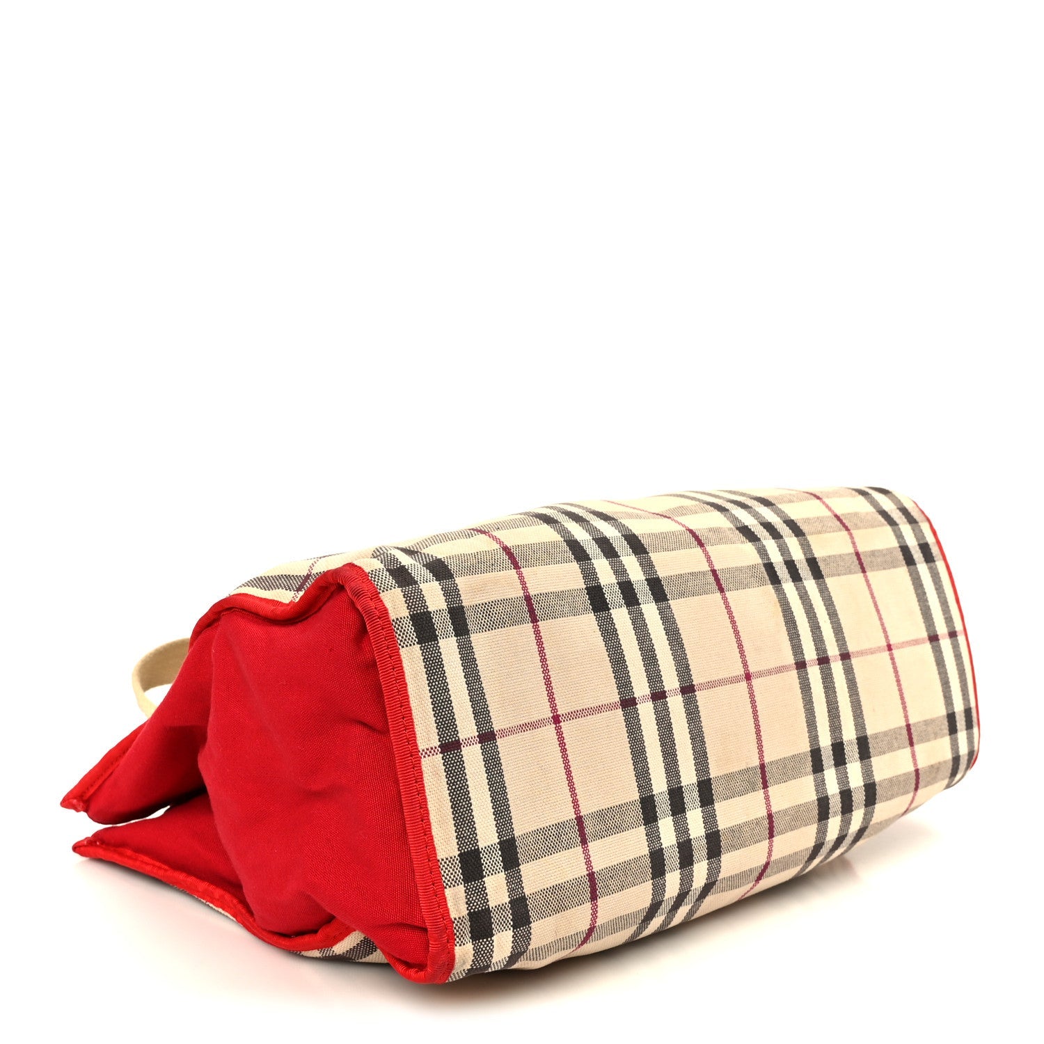 Vintage Check Tote Red