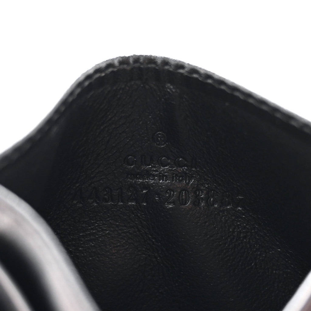 Calfskin Matelasse GG Marmont  Holder Black